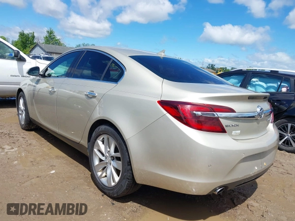 2014 Buick Regal Premium I with VIN 2G4GN5EX5E9308650, listed as a IAAI auction lot 42325136 with 174,823 mi miles and . Bid and sale history available at DreamBid. Image 3.
