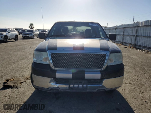 2005 Ford F-150 XLT with VIN 1FTPX02555KB99576, listed as a Copart auction lot 66905914 with 0 mi miles and Salvage Title. Bid and sale history available at carsss.com. Image 5.