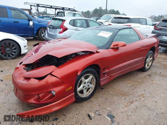 2001 Pontiac Firebird with VIN 2G2FS22K612112434, listed as a IAAI auction lot 41554867 with 208,699 mi miles. Bid and sale history available at carsss.com. Image 17.