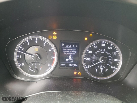 2019 Hyundai Santa Fe SE with VIN 5NMS23AD5KH077942, listed as a Copart auction lot 45246895 with 163,730 mi miles and Clean Title. Bid and sale history available at carsss.com. Image 9.
