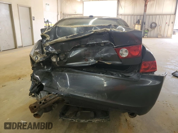 2005 Acura TSX with VIN JH4CL96925C015294, listed as a Copart auction lot 46706735 with 162,900 mi miles and Salvage Title. Bid and sale history available at carsss.com. Image 6.
