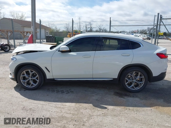 2021 BMW X4 xDrive30i with VIN 5UX2V1C03M9F12611, listed as a IAAI auction lot 42145740 with 60,417 mi miles and . Bid and sale history available at DreamBid. Image 14.