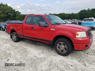 2008 Ford F-150 STX with VIN 1FTRX12W98FC24533, listed as a Copart auction lot 61583605 with 75,417 mi miles and Clean title. Bid and sale history available at DreamBid. Image 4.