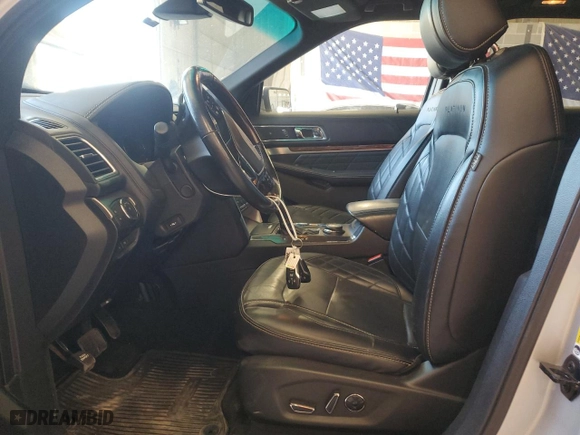 2016 Ford Explorer Platinum with VIN 1FM5K8HT4GGC71606, listed as a Copart auction lot 48706455 with 121,063 mi miles and Clean Title. Bid and sale history available at carsss.com. Image 7.