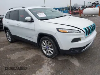 2016 Jeep Cherokee High Altitude with VIN 1C4PJLDB3GW160745, listed as a IAAI auction lot 41847482 with 125,180 mi miles. Bid and sale history available at carsss.com. Image 1.