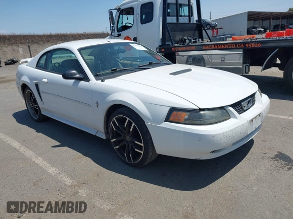 2002 Ford Mustang Standard z VIN 1FAFP40422F145109, wystawiony jako IAAI lot #42410131 z przebiegiem 200 734 mil mil oraz . Historia ofert i sprzedaży dostępna na DreamBid. Obrazek 1.