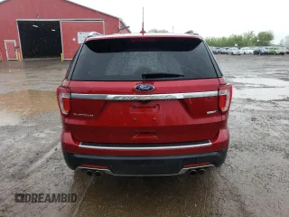 2018 Ford Explorer Platinum with VIN 1FM5K8HT7JGB48650, listed as a Copart auction lot 58168205 with 136,494 mi miles and Clean title. Bid and sale history available at DreamBid. Image 6.