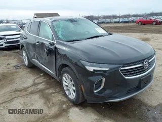 2021 Buick Envision Preferred with VIN LRBAZLR42MD100017, listed as a IAAI auction lot 41652168 with 42,086 mi miles and . Bid and sale history available at DreamBid. Image 1.