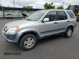 2002 Honda CR-V EX with VIN JHLRD78822C055049, listed as a Copart auction lot 54575515 with 123,664 mi miles and Salvage Title. Bid and sale history available at carsss.com. Image 1.