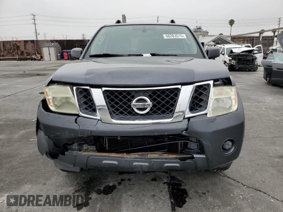 2010 Nissan Pathfinder S with VIN 5N1AR1NB2AC617678, listed as a Copart auction lot 60283515 with 150,592 mi miles and Salvage title. Bid and sale history available at DreamBid. Image 5.