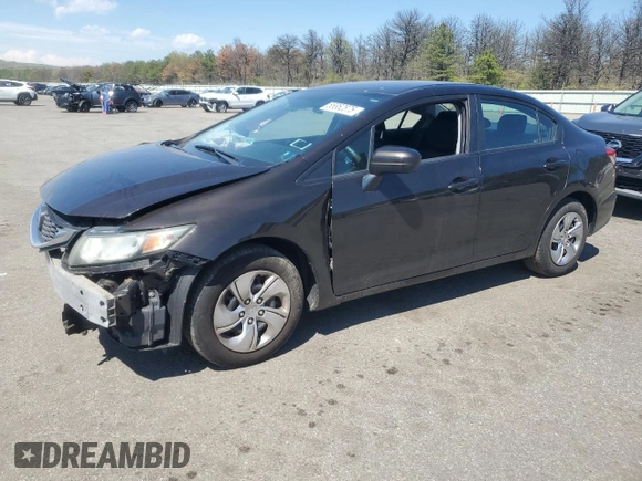 2014 Honda Civic LX z VIN 2HGFB2F58EH507560, wystawiony jako Copart lot #55852875 z przebiegiem 149 131 mil mil oraz Szkoda całkowita • Salvage title. Historia ofert i sprzedaży dostępna na DreamBid. Obrazek 1.