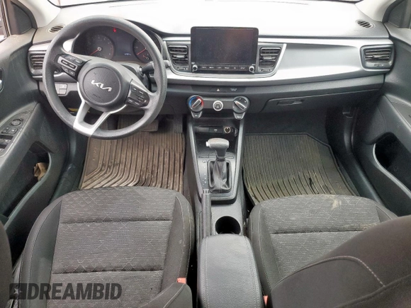 2023 Kia Rio S with VIN 3KPA24ADXPE578339, listed as a Copart auction lot 51074315 with 0 mi miles and Salvage Title. Bid and sale history available at carsss.com. Image 8.