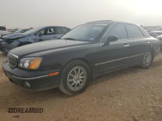 2002 Hyundai XG350 L with VIN KMHFU45E82A175616, listed as a Copart auction lot 47496675 with 60,801 mi miles and Salvage Title. Bid and sale history available at carsss.com. Image 1.