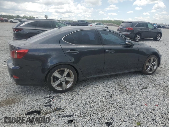 2011 Lexus IS 250 with VIN JTHBF5C22B5144946, listed as a Copart auction lot 52593265 with 97,088 mi miles and Salvage title. Bid and sale history available at DreamBid. Image 3.