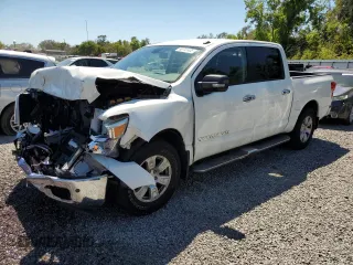 2019 Nissan Titan SV with VIN 1N6AA1E64KN523920, listed as a Copart auction lot 50741405 with 65,171 mi miles and Salvage title. Bid and sale history available at DreamBid. Image 1.