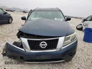 2015 Nissan Pathfinder SV with VIN 5N1AR2MN0FC693392, listed as a Copart auction lot 44003025 with 0 mi miles and Salvage Title. Bid and sale history available at carsss.com. Image 5.