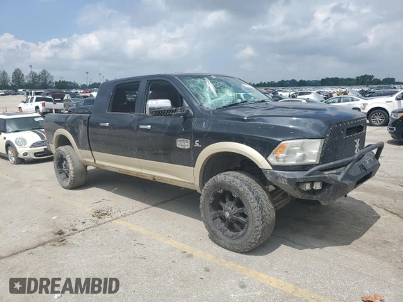 2011 Ram 2500 Laramie Longhorn с VIN 3D7UT2HLXBG567985, выставлен на аукционе Copart как лот 56720835 с пробегом Не указан миль и Списание • Salvage title. История ставок и продаж доступна на DreamBid. Изображение 4.