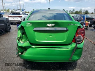 2015 Chevrolet Sonic LT with VIN 1G1JC5SH8F4177739, listed as a Copart auction lot 58417755 with 64,588 mi miles and Salvage title. Bid and sale history available at DreamBid. Image 6.