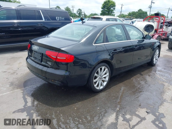 2013 Audi A4 Premium Plus with VIN WAUFFAFL4DN006258, listed as a IAAI auction lot 42465048 with 112,202 mi miles and . Bid and sale history available at DreamBid. Image 4.