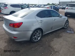 2008 Lexus IS 250 with VIN JTHBK262X85066429, listed as a IAAI auction lot 42037886 with 153,587 mi miles. Bid and sale history available at carsss.com. Image 4.