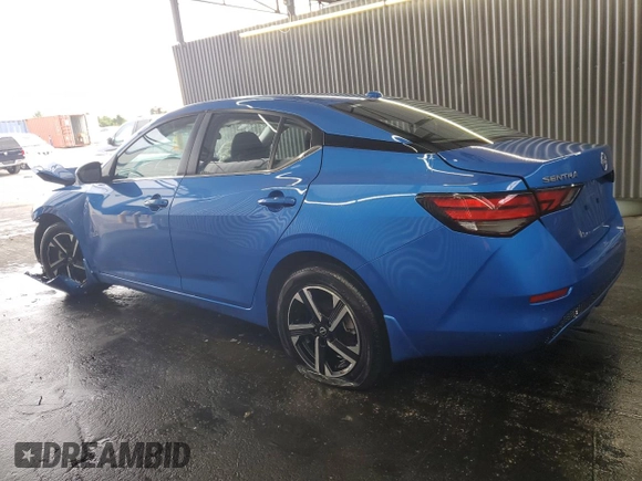2024 Nissan Sentra SV with VIN 3N1AB8CV6RY242897, listed as a Copart auction lot 62818855 with 13,911 mi miles and Clean title. Bid and sale history available at DreamBid. Image 2.