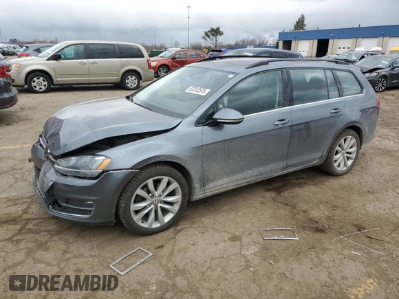 2015 Volkswagen Golf SportWagen TDI SE with VIN 3VWFA7AU7FM510477, listed as a Copart auction lot 53312575 with 142,702 mi miles and Clean Title. Bid and sale history available at carsss.com. Image 1.