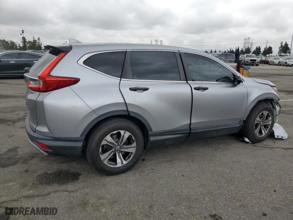 2017 Honda CR-V LX with VIN 2HKRW5H38HH401540, listed as a Copart auction lot 53505555 with 64,013 mi miles and Salvage Title. Bid and sale history available at carsss.com. Image 3.