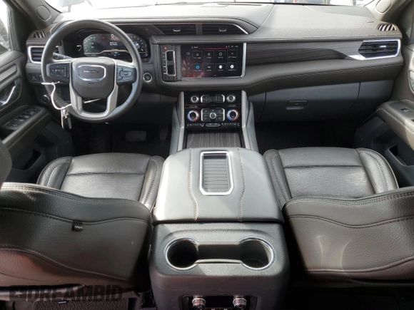 2023 GMC Yukon XL Denali with VIN 1GKS1JKL6PR342758, listed as a Copart auction lot 87909695 with 48,188 mi miles and Clean Title. Bid and sale history available at carsss.com. Image 8.