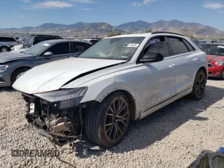 2021 Audi SQ8 Prestige z VIN WA1CWBF16MD008913, wystawiony jako Copart lot #64311523 z przebiegiem Nie podano mil oraz . Historia ofert i sprzedaży dostępna na DreamBid. Obrazek 1.
