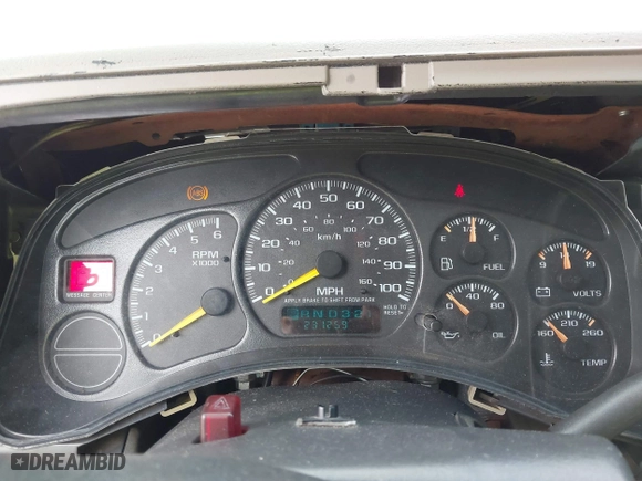 2001 Chevrolet Tahoe LS with VIN 1GNEK13T31R136056, listed as a IAAI auction lot 41507143 with 231,259 mi miles. Bid and sale history available at carsss.com. Image 7.