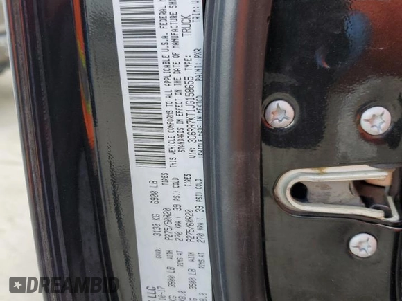 2018 Ram 1500 Express with VIN 3C6RR7KT1JG158655, listed as a Copart auction lot 55536745 with 86,281 mi miles and Salvage title. Bid and sale history available at DreamBid. Image 13.