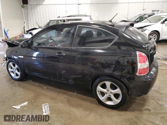 2008 Hyundai Accent SE with VIN KMHCN36C88U070184, listed as a Copart auction lot 83208594 with 173,013 mi miles and Non Repairable. Bid and sale history available at carsss.com. Image 2.