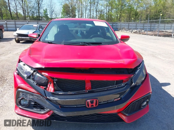 2018 Honda Civic Si Coupe with VIN 2HGFC3A59JH752808, listed as a IAAI auction lot 42018770 with 83,451 mi miles. Bid and sale history available at carsss.com. Image 12.
