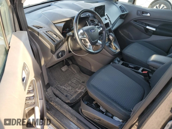 2021 Ford Transit Connect XLT with VIN NM0GS9F21M1487521, listed as a Copart auction lot 53732695 with 58,187 mi miles and Salvage title. Bid and sale history available at DreamBid. Image 8.