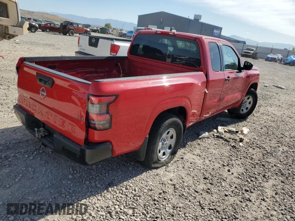 2022 Nissan Frontier S with VIN 1N6ED1CM2NN654715, listed as a Copart auction lot 57375475 with 38,432 mi miles and Salvage title. Bid and sale history available at DreamBid. Image 3.