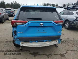 2021 Toyota RAV4 Hybrid LE with VIN 2T3MWRFV6MW114352, listed as a Copart auction lot 48451135 with 118,835 mi miles and Salvage Title. Bid and sale history available at carsss.com. Image 6.