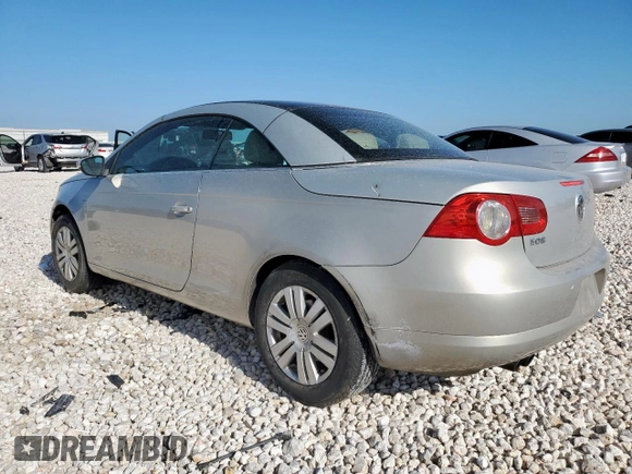 2009 Volkswagen Eos Komfort с VIN WVWAA71F99V016050, выставлен на аукционе Copart как лот 58229565 с пробегом 105 584 миль миль и Списание • Salvage title. История ставок и продаж доступна на DreamBid. Изображение 2.