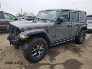 2021 Jeep Wrangler Unlimited Rubicon with VIN 1C4HJXFN9MW739351, listed as a Copart auction lot 50511935 with 44,674 mi miles and Clean Title. Bid and sale history available at DreamBid. Image 1.