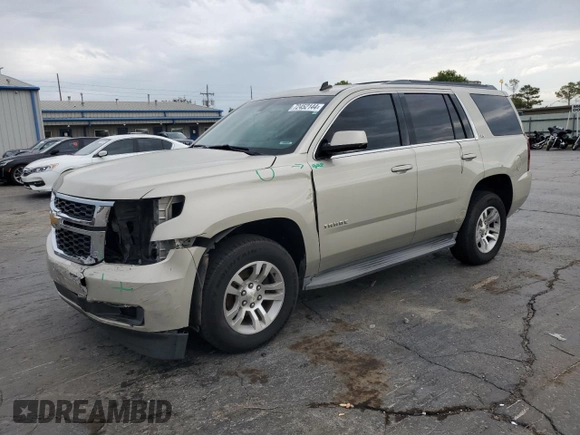 2015 Chevrolet Tahoe LS with VIN 1GNSCAKC4FR113829, listed as a Copart auction lot 72452144 with 206,366 mi miles and Salvage title. Bid and sale history available at DreamBid. Image 1.