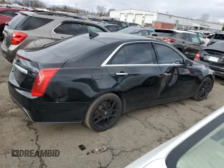 2017 Cadillac CTS Luxury AWD with VIN 1G6AX5SS0H0168179, listed as a Copart auction lot 87074194 with 146,528 mi miles and Salvage Title. Bid and sale history available at DreamBid. Image 3.