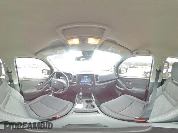 2023 Nissan Frontier SV with VIN 1N6ED1FJ9PN653677, listed as a Copart auction lot 43245835 with 20,594 mi miles and Salvage title. Bid and sale history available at DreamBid. Image 12.