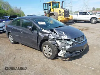 2014 Honda Civic LX with VIN 19XFB2F55EE234183, listed as a IAAI auction lot 42094263 with 148,728 mi miles. Bid and sale history available at carsss.com. Image 6.