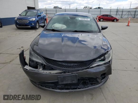 2015 Chrysler 200 S with VIN 1C3CCCDG2FN711678, listed as a Copart auction lot 53299155 with 114,535 mi miles and Salvage Title. Bid and sale history available at carsss.com. Image 5.