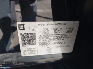 2018 GMC Yukon Denali with VIN 1GKS1CKJ1JR110344, listed as a IAAI auction lot 41720092 with 82,296 mi miles. Bid and sale history available at carsss.com. Image 9.
