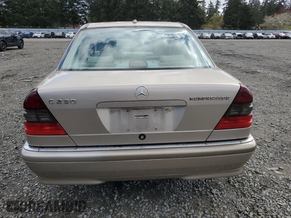 2000 Mercedes-Benz C 230 Kompressor with VIN WDBHA24GXYA855697, listed as a Copart auction lot 52633465 with 191,235 mi miles and Salvage Title. Bid and sale history available at carsss.com. Image 6.