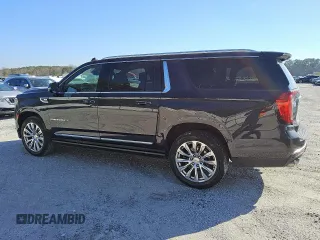 2023 GMC Yukon XL Denali with VIN 1GKS1JKL7PR237405, listed as a Copart auction lot 43747105 with 47,852 mi miles and Clean Title. Bid and sale history available at carsss.com. Image 2.