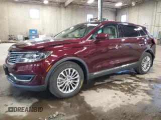 2017 Lincoln MKX Select with VIN 2LMPJ8KR1HBL35154, listed as a Copart auction lot 51227755 with 25,319 mi miles and Salvage Title. Bid and sale history available at carsss.com. Image 1.