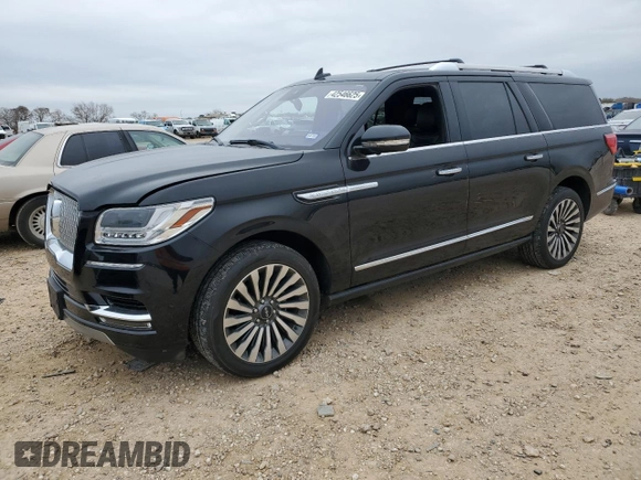 2019 Lincoln Navigator Reserve z VIN 5LMJJ3LT9KEL11983, wystawiony jako Copart lot #42546625 z przebiegiem 69 410 mil mil oraz Szkoda całkowita • Salvage title. Historia ofert i sprzedaży dostępna na DreamBid. Obrazek 1.