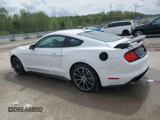 2021 Ford Mustang EcoBoost z VIN 1FA6P8TH7M5141555, wystawiony jako Copart lot #54016865 z przebiegiem 21 548 mil mil oraz Szkoda całkowita • Salvage title. Historia ofert i sprzedaży dostępna na DreamBid. Obrazek 2.