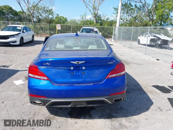 2019 Genesis G70 Advanced with VIN KMTG34LE2KU022342, listed as a IAAI auction lot 41806699 with 49,250 mi miles and . Bid and sale history available at DreamBid. Image 15.
